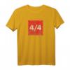 Four On The Floor Techno Rhythm Beat DJ Producer Rave T-Shirt  Trendiges Vintage Design für Elektronik- und Synthesizer-Fans, ideal als Geschenk für Musiker, Nerds und Studenten
