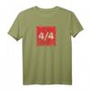 Four On The Floor Techno Rhythm Beat DJ Producer Rave T-Shirt  Trendiges Vintage Design für Elektronik- und Synthesizer-Fans, ideal als Geschenk für Musiker, Nerds und Studenten