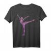 Eiskunstlauf Eiskunstläuferin Schlittschuhe Mädchen Damen T-Shirt  Perfektes Geschenk für kleine und große Mädchen zum Geburtstag & Weihnachten