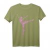 Eiskunstlauf Eiskunstläuferin Schlittschuhe Mädchen Damen T-Shirt  Perfektes Geschenk für kleine und große Mädchen zum Geburtstag & Weihnachten