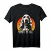 Retro English Cocker Spaniel Designer T-Shirt  Lustiges Hunde Motiv als Geburtstags- oder Weihnachtsgeschenk für die ganze Familie