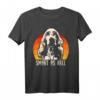 Retro English Cocker Spaniel Designer T-Shirt  Lustiges Hunde Motiv als Geburtstags- oder Weihnachtsgeschenk für die ganze Familie