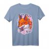 Japan Fuchs Aesthetic Fox Sakura Anime Kitsune T-Shirt  Vaporwave Streetwear für Otakus, Anime Fans & Kitsune Liebhaber