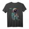 Cyber Astronaut Binary Space Boy Vintage Moon T-Shirt  Sci-Fi Design für Raumfahrt-Fans und Vintage-Liebhaber