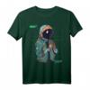 Cyber Astronaut Binary Space Boy Vintage Moon T-Shirt  Sci-Fi Design für Raumfahrt-Fans und Vintage-Liebhaber