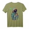 Cyber Astronaut Binary Space Boy Vintage Moon T-Shirt  Sci-Fi Design für Raumfahrt-Fans und Vintage-Liebhaber