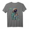 Cyber Astronaut Binary Space Boy Vintage Moon T-Shirt  Sci-Fi Design für Raumfahrt-Fans und Vintage-Liebhaber