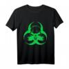 Cyber Gothic Clothing Biohazard Gas Mask T-Shirt  Stilvolles Geschenk für Gothic- und Cyberpunk-Fans