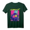 Cyberpunk Katze T-Shirt mit japanischem Charakter  Futuristische Anime-Manga-Illustration für Liebhaber japanischer Kultur und Neko
