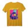 Cyberpunk Katze T-Shirt mit japanischem Charakter  Futuristische Anime-Manga-Illustration für Liebhaber japanischer Kultur und Neko