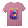 Cyberpunk Katze T-Shirt mit japanischem Charakter  Futuristische Anime-Manga-Illustration für Liebhaber japanischer Kultur und Neko