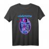 Cyborg Frau HapBunny 2077 Cyberpunk T-Shirt  Futuristisches Retro-Vintage Design für Sci-Fi und Hacker Fans