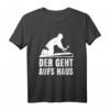 Dachdecker Herren T-Shirt mit Zunftwappen - Handwerker Geschenk für Zimmerer, Schreiner & Bauprofis