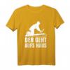 Dachdecker Herren T-Shirt mit Zunftwappen - Handwerker Geschenk für Zimmerer, Schreiner & Bauprofis