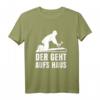 Dachdecker Herren T-Shirt mit Zunftwappen - Handwerker Geschenk für Zimmerer, Schreiner & Bauprofis