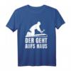 Dachdecker Herren T-Shirt mit Zunftwappen - Handwerker Geschenk für Zimmerer, Schreiner & Bauprofis
