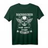 Cooles Dachdecker T-Shirt mit Spruch 'Nur Gott steht über uns'  Perfektes Geschenk für Dachdeckermeister, Gesellen und das Team