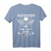 Cooles Dachdecker T-Shirt mit Spruch 'Nur Gott steht über uns'  Perfektes Geschenk für Dachdeckermeister, Gesellen und das Team