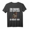 Lustiges Dackel T-Shirt mit Militär-Design - 'Ein Dackel Geht Nicht Gassi Er Rückt Vor' für Hundebesitzer, Jäger, Polizisten & Dackelliebhaber