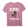 Lustiges Dackel T-Shirt mit Militär-Design - 'Ein Dackel Geht Nicht Gassi Er Rückt Vor' für Hundebesitzer, Jäger, Polizisten & Dackelliebhaber