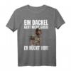 Lustiges Dackel T-Shirt mit Militär-Design - 'Ein Dackel Geht Nicht Gassi Er Rückt Vor' für Hundebesitzer, Jäger, Polizisten & Dackelliebhaber