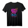 HapBunny T-Shirt mit Buntem Abgestecktem Herz  Lizenziertes Buffy Sunnydale Merch für Fans & Serienliebhaber