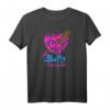 HapBunny T-Shirt mit Buntem Abgestecktem Herz  Lizenziertes Buffy Sunnydale Merch für Fans & Serienliebhaber