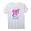 HapBunny T-Shirt mit Buntem Abgestecktem Herz  Lizenziertes Buffy Sunnydale Merch für Fans & Serienliebhaber
