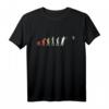 Retro Darts Evolution Dartspieler T-Shirt  Lustiges Dartdesign für Damen und Herren, Dartfans und Vereinsmitglieder