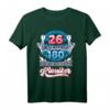 26 sind zwar keine 180, aber ein echter Klassiker Dart T-Shirt  Lustiges Dart Outfit für Männer und Frauen zum Geburtstag & Dart Training