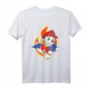 Paw Patrol Marshall Torn Badge T-Shirt - Offiziell lizenziertes Kinder T-Shirt für kleine Paw Patrol Fans
