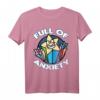 Voller Angst  Humorvolles T-Shirt gegen soziale Angst, Depression & Melancholie für Männer, Frauen & Kinder