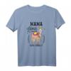 Mama Lama braucht kein Drama Alpaka LLama Muttertagsgeschenk - Lustiges Lama & Alpaka T-Shirt für Mütter und Tierliebhaber
