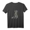 Fuchs Motiv T-Shirt mit schlauem Wald-Design  Klassisch geschnitten, perfekt für Tier- und Naturfans