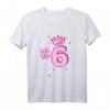 Kinder Geschenk Mädchen zum 6. Geburtstag - Süßes T-Shirt für den sechsten Geburtstag, perfekte Geschenkidee für Tochter, Nichte & Enkelin