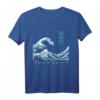 Vintage Asia Great Wave off Kanagawa Japan T-Shirt  Anime, Vaporwave & Japanische Kunst für Fans & Otaku