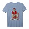 Weihnachtsmann kackt in Kamin - Lustiges Weihnachts T-Shirt für Humor und Spaß in der Weihnachtszeit