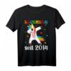 Legendär seit 2014 Mädchen Einhorn | Geburtstags T-Shirt für Kinder, Mädchen & 2014 Geborene