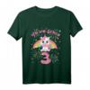 Kinder Ich bin schon 3 Einhorn Geburtstag T-Shirt - Süßes Geburtstagsoutfit für Mädchen und Jungen ab 3 Jahren