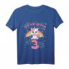 Kinder Ich bin schon 3 Einhorn Geburtstag T-Shirt - Süßes Geburtstagsoutfit für Mädchen und Jungen ab 3 Jahren