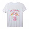 Kinder Ich bin schon 3 Einhorn Geburtstag T-Shirt - Süßes Geburtstagsoutfit für Mädchen und Jungen ab 3 Jahren