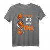 Basketball It's In My DNA T-Shirt  Lustiges Teamsport Geschenk für Basketballfans und Spieler zu Geburtstag, Weihnachten, Vatertag & mehr