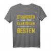 Studieren Kann Jeder Handwerker Elektriker T-Shirt  Humorvolles Baustellen Design für Elektriker & Bauarbeiter
