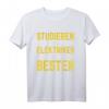 Studieren Kann Jeder Handwerker Elektriker T-Shirt  Humorvolles Baustellen Design für Elektriker & Bauarbeiter