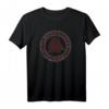 Wikinger Mythologie T-Shirt mit Odin's Valknut, Vegvisir & Runen  Nordische Symbole für Wikinger-Fans & Mythologie-Enthusiasten