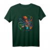 Schlagzeug Percussionist Drummer Octopus Kraken T-Shirt  Für Bandmitglieder und Drum Kit Liebhaber