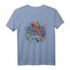 Schlagzeug Percussionist Drummer Octopus Kraken T-Shirt  Für Bandmitglieder und Drum Kit Liebhaber