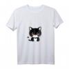 Niedliches Comic Katzen T-Shirt für Kinder und Katzenliebhaber  Lustiges Tierdesign, kawaii, Anime & Vintage Stil