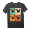 Retro Mops Mit Sonnenbrille Lustiges Hundeliebhaber Geschenk T-Shirt  Perfekt für Mops Mama, Papa & Hundeliebhaber