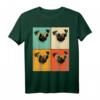 Retro Mops Mit Sonnenbrille Lustiges Hundeliebhaber Geschenk T-Shirt  Perfekt für Mops Mama, Papa & Hundeliebhaber